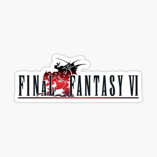 Final Fantasy Logo Stickers Redbubble