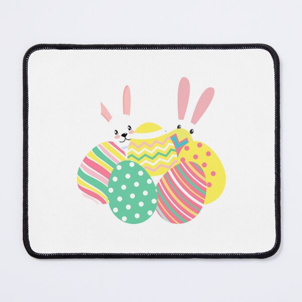 Item preview, Happy Easter bunny and eggs designed and sold by aurora-boudoir.