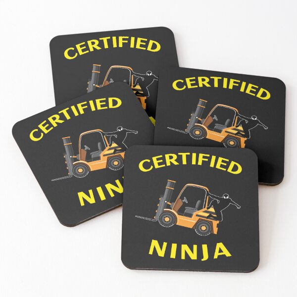Item preview, Forklift Ninja Certified Forklift Ninja NFGY designed and sold by TeamsterLife.