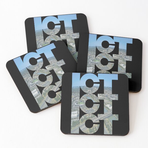 Item preview, Wichita, Kansas ICT Morning Cityscape Repeating Pattern designed and sold by CrabbyLobster.