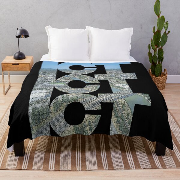 Item preview, Wichita, Kansas ICT Morning Cityscape Repeating Pattern designed and sold by CrabbyLobster.