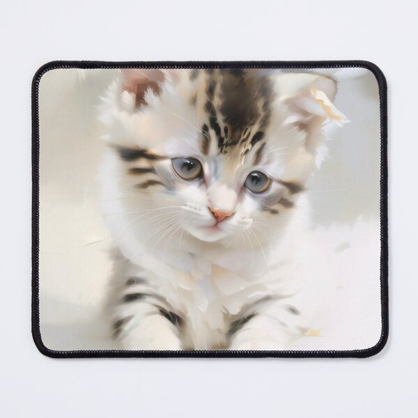 Item preview, Feline Dreamer: A imaginative kitty oil painting designed and sold by KH-GardenEden.