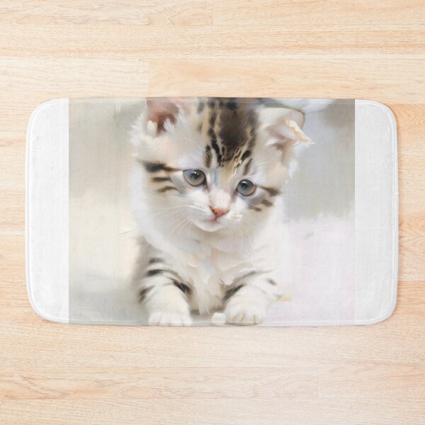 Item preview, Feline Dreamer: A imaginative kitty oil painting designed and sold by KH-GardenEden.