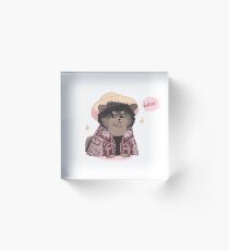 BTS: YEONTAN IN JK'S HAWAII MEME SHIRT Acrylic Block