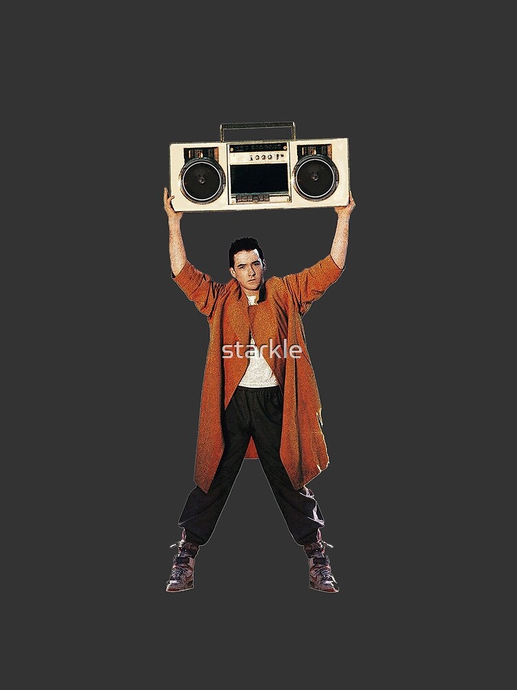 "SAY ANYTHING John Cusack holds up a boombox boom box Lloyd Dobler and