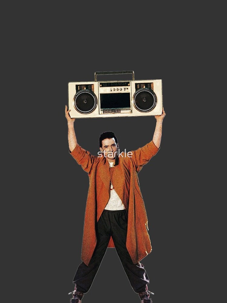 "SAY ANYTHING John Cusack holds up a boombox boom box Lloyd Dobler and