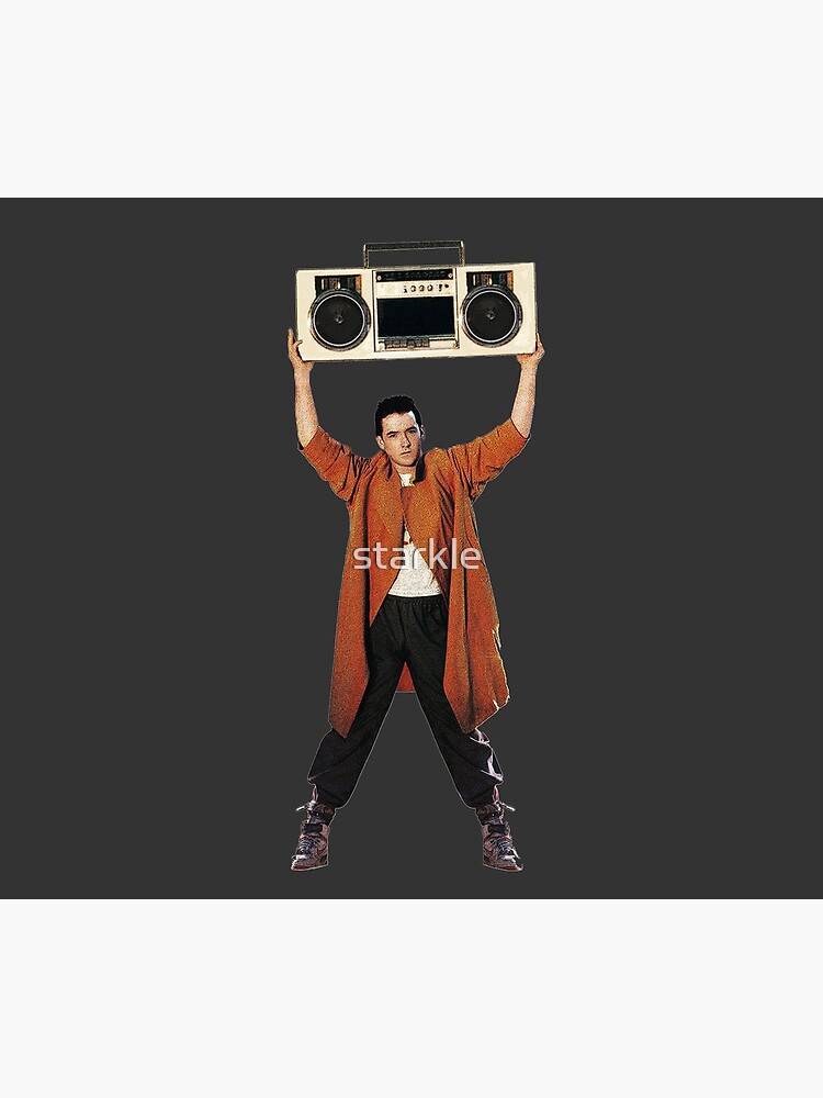 "SAY ANYTHING John Cusack holds up a boombox boom box Lloyd Dobler and