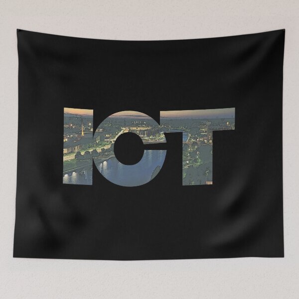 Item preview, Wichita, Kansas ICT Dusk Cityscape designed and sold by CrabbyLobster.