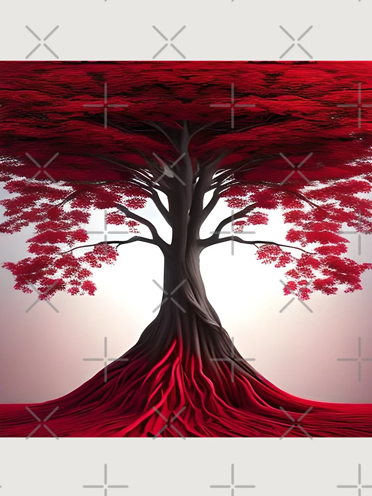 Thumbnail 6 of 6, Premium Oversized Hoodie, Red Roots designed and sold by Rui Fernandes.