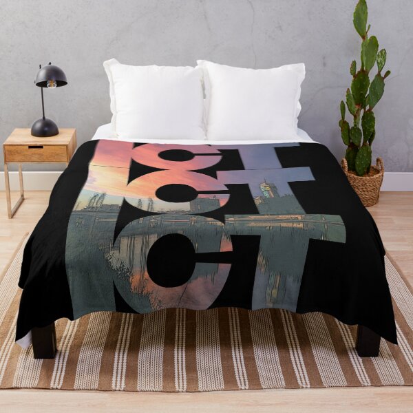 Item preview, Wichita, Kansas ICT Sunset Cityscape Repeating Pattern designed and sold by CrabbyLobster.