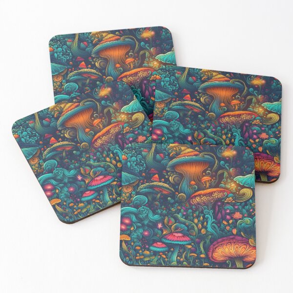 Item preview, AI Generated Botanical Mushroom Pattern designed and sold by PixelPanduh.
