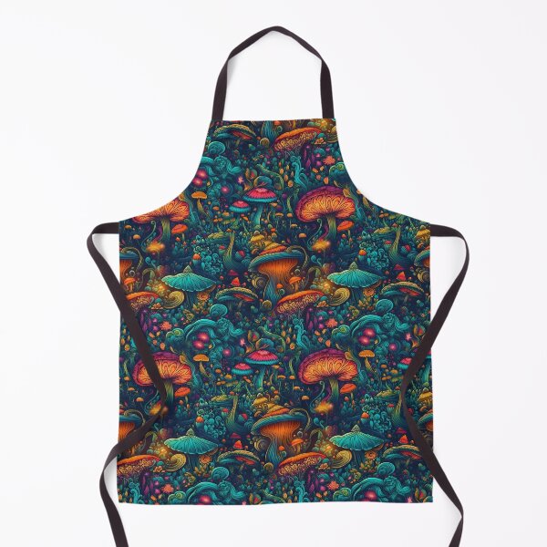 Item preview, AI Generated Botanical Mushroom Pattern designed and sold by MeanPanduh.