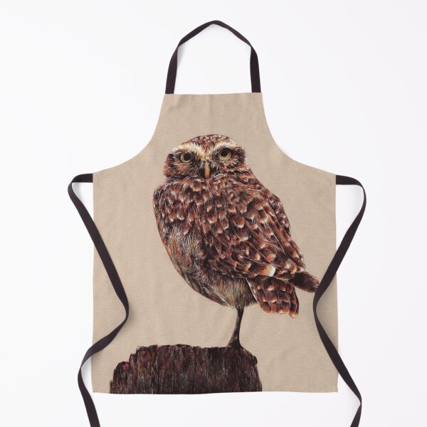 Item preview, Pygmy owl bird illustration designed and sold by Adam Wróbel.