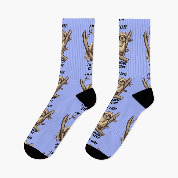 Item preview, Energy Efficient Sloth: Humorous & Relatable Lounging Sloth Design designed and sold by JakobMichaels92.