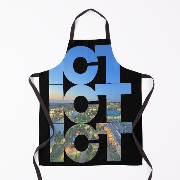 Item preview, Wichita, Kansas ICT Dusk Cityscape Repeating Pattern designed and sold by CrabbyLobster.