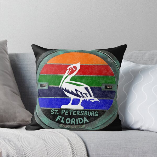 Item preview, St Pete FL Painted Manhole Homage designed and sold by Sparkleweather.