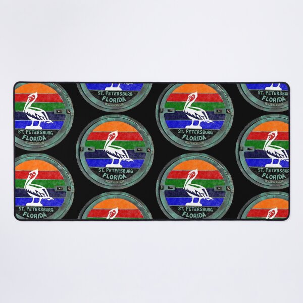 Item preview, St Pete FL Painted Manhole Homage designed and sold by Sparkleweather.