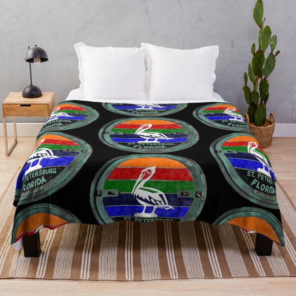 Item preview, St Pete FL Painted Manhole Homage designed and sold by Sparkleweather.