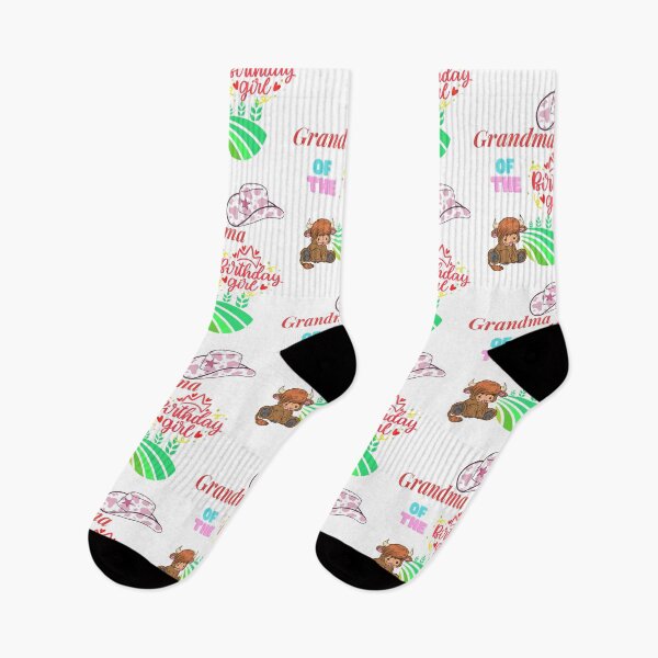 Item preview, grandma of the birthday girl farm cow designed and sold by Echo Aesthetics.