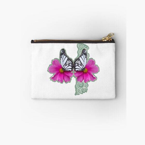 Item preview, Double Butterfly and Flowers Collage designed and sold by Jaraart.