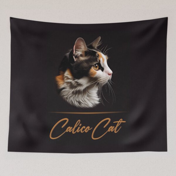 Item preview, Calico Cat Portrait designed and sold by Best-Breeds.