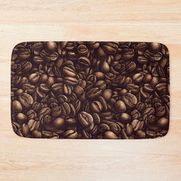 Item preview, Roasted Coffee Beans Pattern designed and sold by candlewithhare.