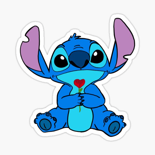 Valentines Day Stitch  Sticker for Sale by Trip Loven