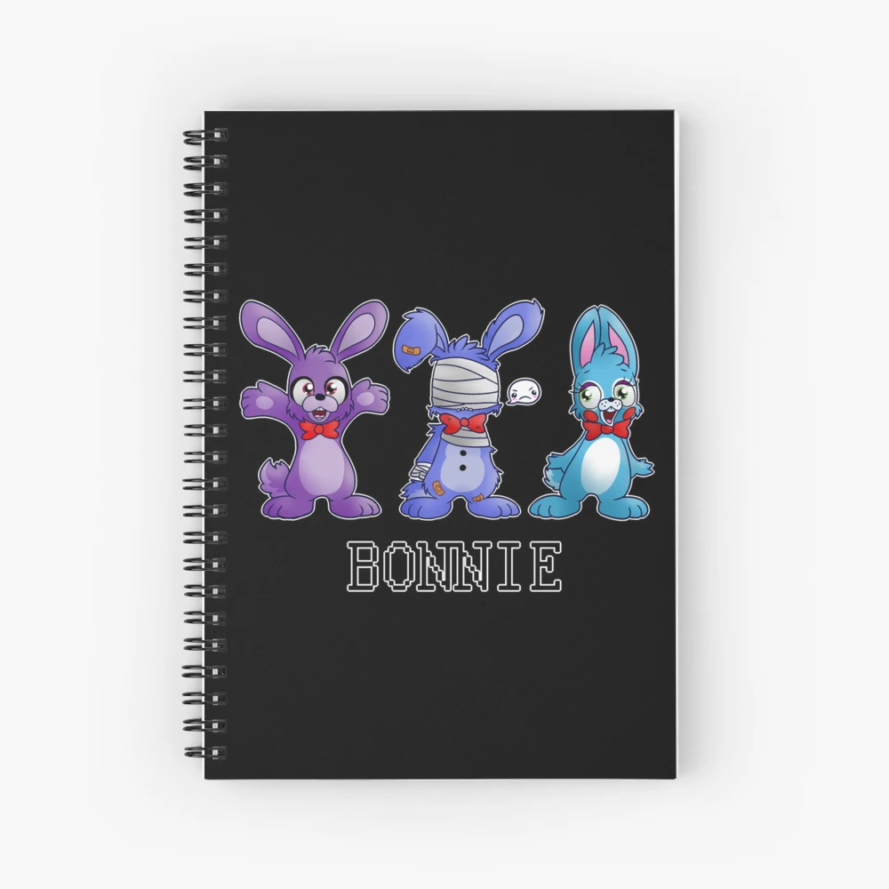 FNAF Plush Foxy Spiral Notebook for Sale by Amberlea-draws