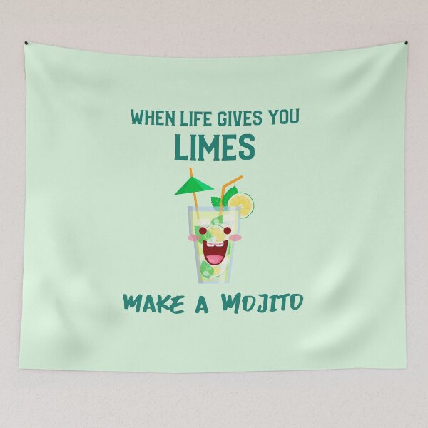 Item preview, When Life Gives You Limes, Make a Mojito designed and sold by NootNootPolar.