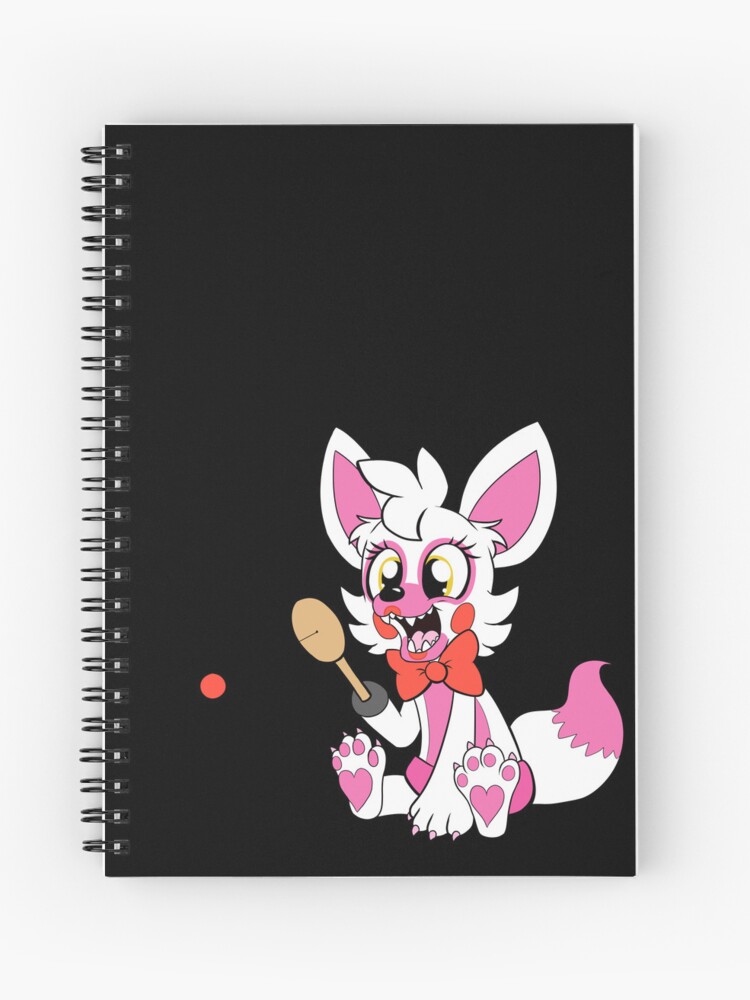 FNAF Plush Foxy Spiral Notebook for Sale by Amberlea-draws