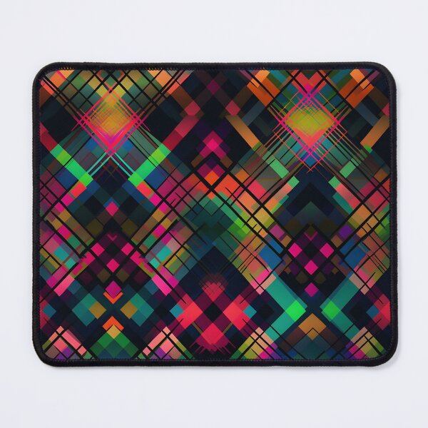 Item preview, Neon Tartan Explosion designed and sold by OOSDesigns.