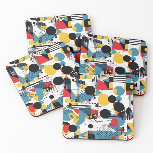 Item preview, Geometric squares and circles tile 2 designed and sold by Richard-Y.