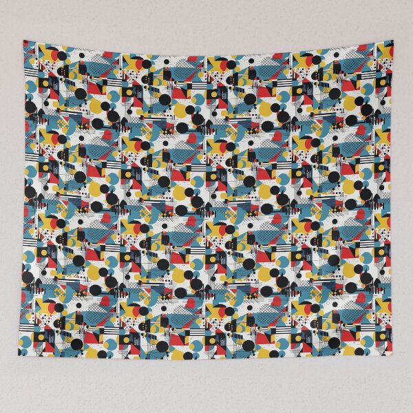 Item preview, Geometric squares and circles tile 2 designed and sold by Richard-Y.