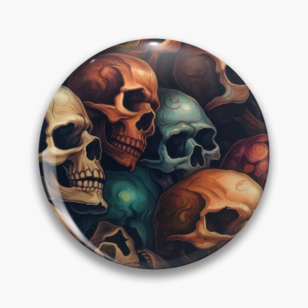 Item preview, Stack of Painted Skulls II designed and sold by EvelKnievel82.