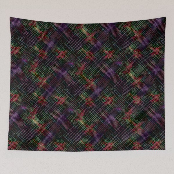 Item preview, Electric Plaid designed and sold by OOSDesigns.