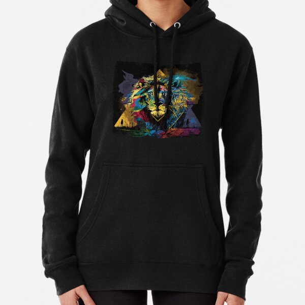 Cosmic Lion Oasis Pullover Hoodie