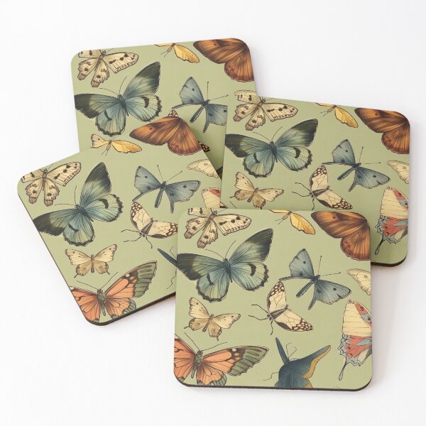 Item preview, Boho cozy vintage butterflies designed and sold by PetitePress.