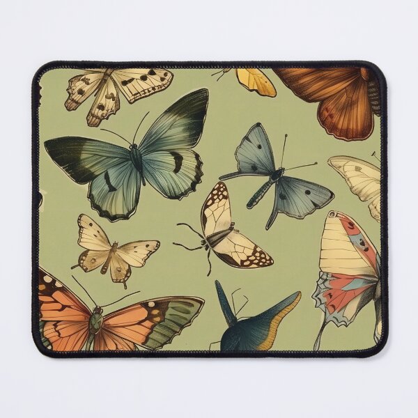 Item preview, Boho cozy vintage butterflies designed and sold by PetitePress.