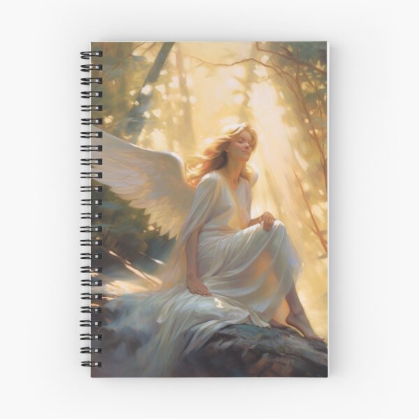 Item preview, Beautiful Angel Basking in Sunshine in A Forest designed and sold by ArtisticApex.