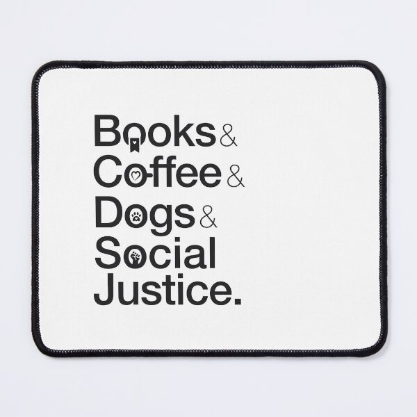 Item preview, Paws for Justice - Books and coffee and dogs and social justice designed and sold by H Jonas.