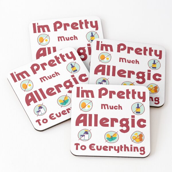 Item preview, Funny Sarcastic Pretty Much Allergic Everything designed and sold by Shirtey.