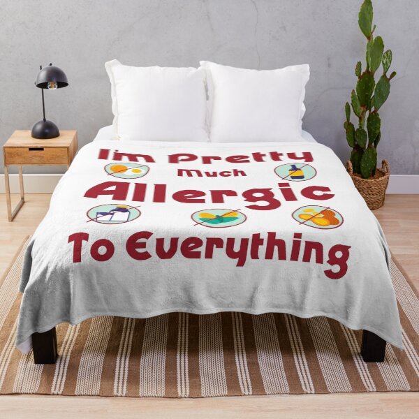 Item preview, Funny Sarcastic Pretty Much Allergic Everything designed and sold by Shirtey.
