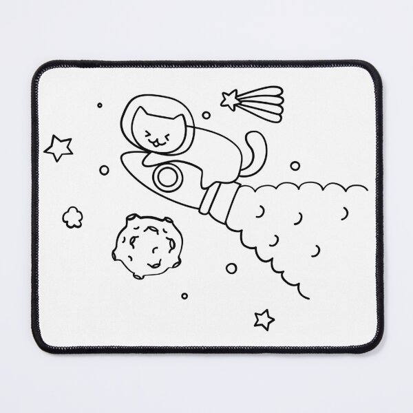Item preview, Rocket Cat designed and sold by purrestrial-co.