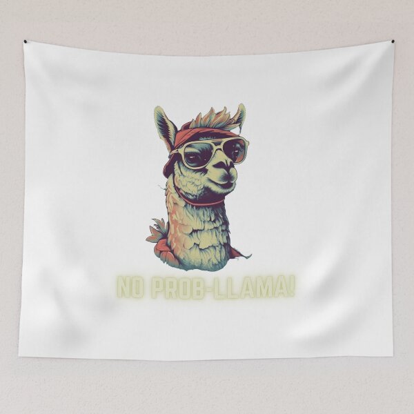 Item preview, No Prob-Llama: Chill & Stylish Llama Design with a Punny Twist designed and sold by JakobMichaels92.