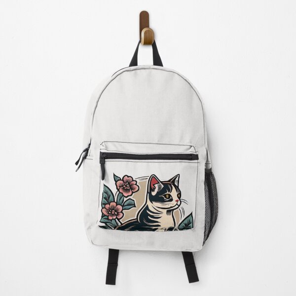 Item preview, American Traditional Cat Tattoo 1 designed and sold by heyhannaleah.