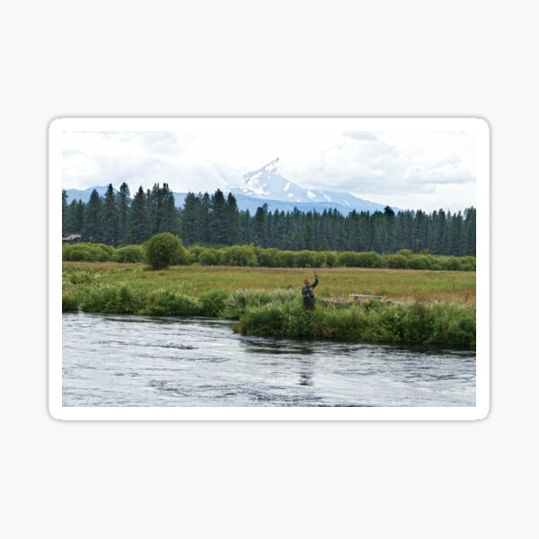 Localwaters Metolius River Sticker Fly Fishing Decal Oregon