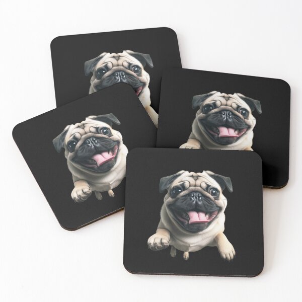 Item preview, Happy pug  designed and sold by Justsweetdesign.