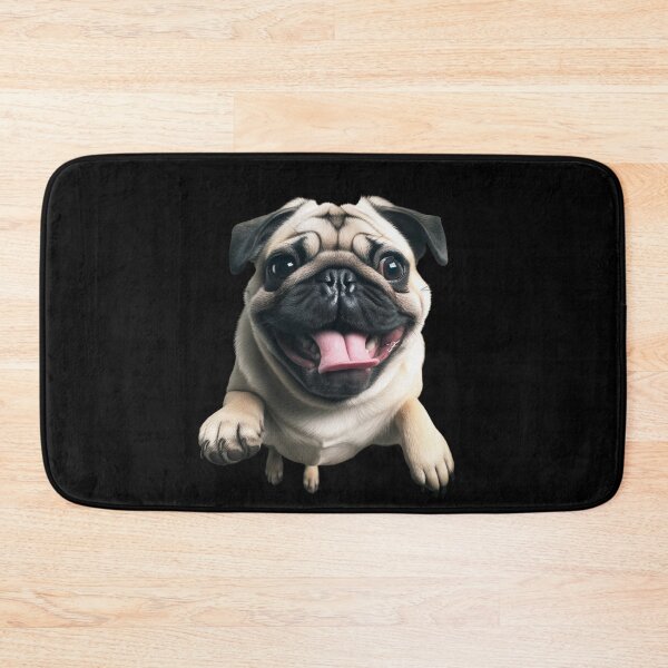 Item preview, Happy pug  designed and sold by Justsweetdesign.