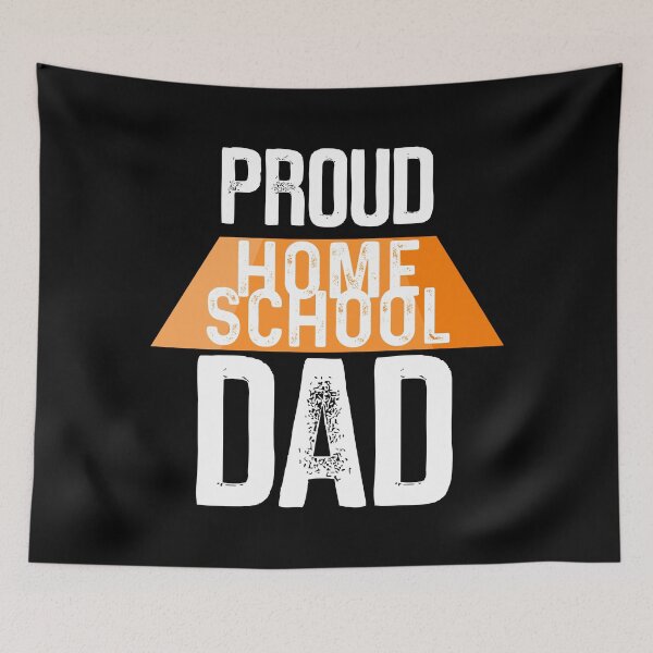 Item preview, Proud Home School DAD, Orange geometric shape designed and sold by Ndli.