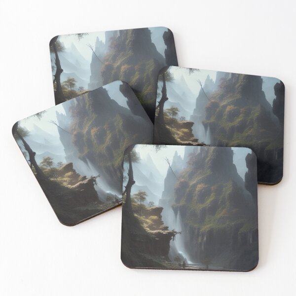 Item preview, Beautiful Fantasy World Landscape Painting Magical designed and sold by VersoShopping.